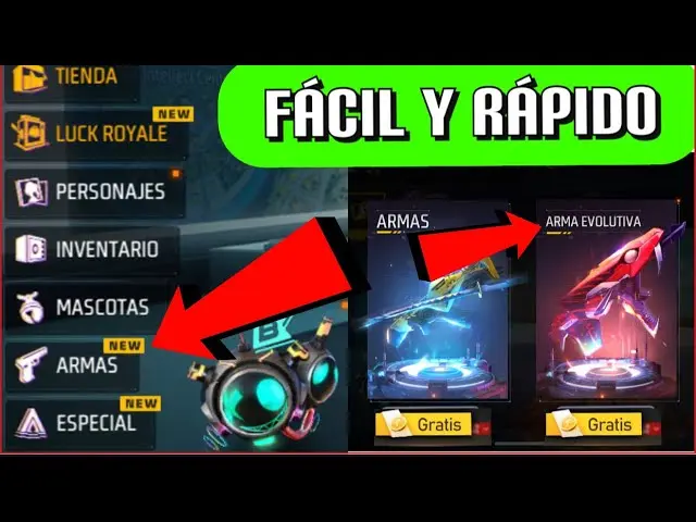 Armas gratuitas útiles en Free Fire cómo dominar loot terrenal en clasificatorias