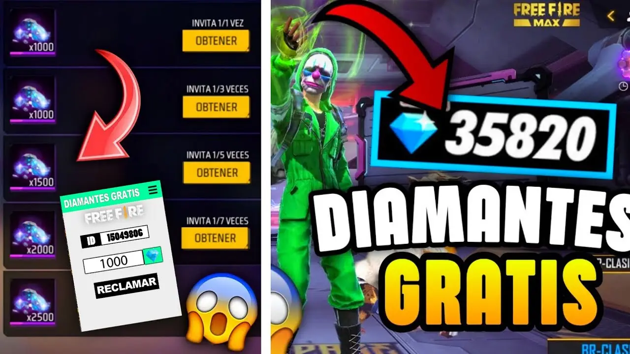 Eventos de Free Fire para obtener recompensas sin trampas