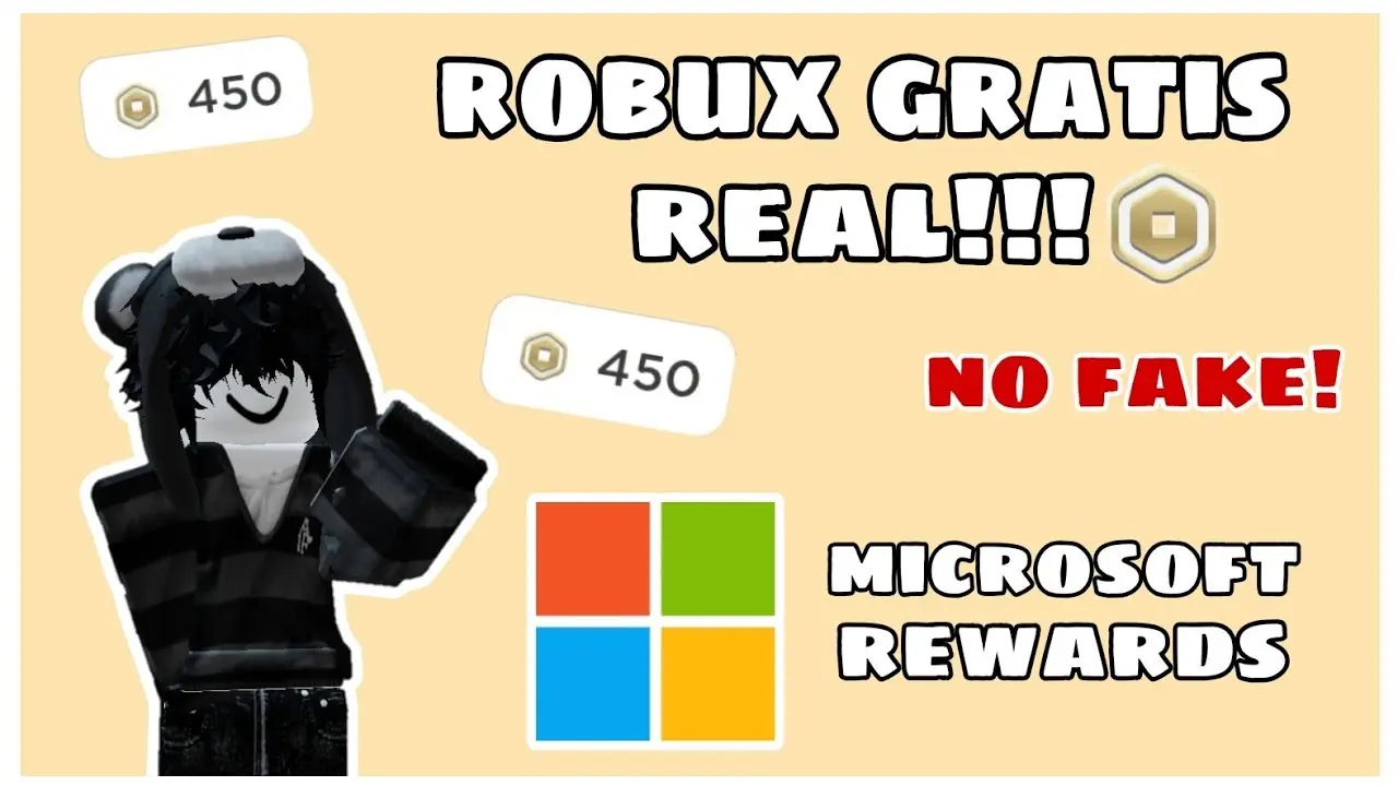 Microsoft Rewards y tarjetas para comprar Robux con responsabilidad